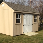 10x14 Gable Mequon WI, Steeper pitch roof